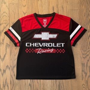 Chevrolet GM Red and Black Jersey Size Medium